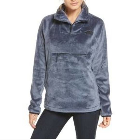 The North Face Tops - The North Face womens Osito 1/4 zip fleece, blue size M